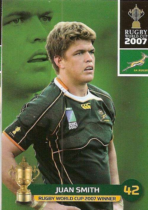 2011 RUGBY WORLD CUP COLLECTION -  JUAN SMITH BASE CARD 149