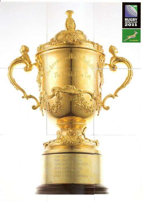 2011 RUGBY WORLD CUP COLLECTION - WEBB ELLIS CUP COMPLETE SET OF 9 CARDS