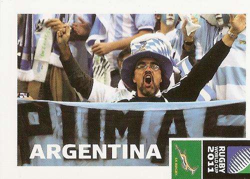 2011 RUGBY WORLD CUP COLLECTION - ARGENTINA FANS CARD 31