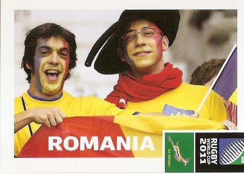 2011 RUGBY WORLD CUP COLLECTION - ROMANIA FANS CARD 43