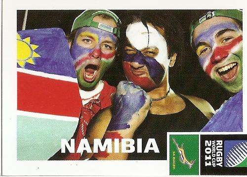 2011 RUGBY WORLD CUP COLLECTION - NAMIBIA FANS CARD 41