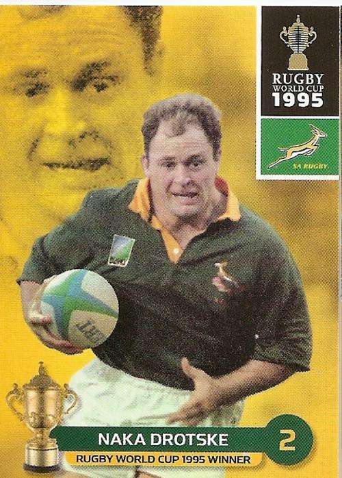 2011 RUGBY WORLD CUP COLLECTION -  NAKA DROTSKE BASE CARD 200