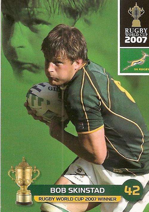 2011 RUGBY WORLD CUP COLLECTION -  BOB SKINSTAD BASE CARD 134