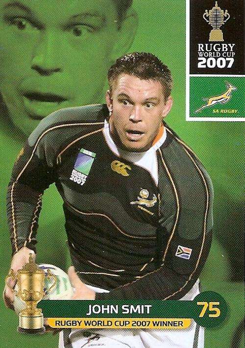 JOHN SMIT - BIG BALL 2011 RUGBY WORLD CUP COLLECTION -  BASE TRADING CARD 147