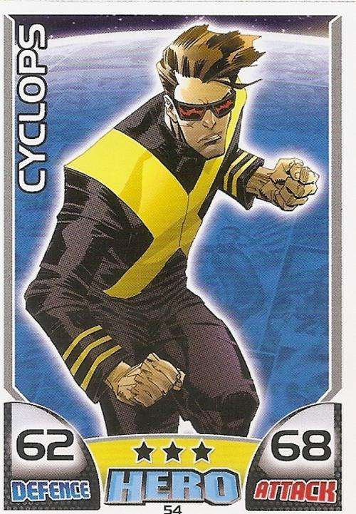 HERO ATTAX 2011 - MARVEL UNIVERSE - BASE CARD 54