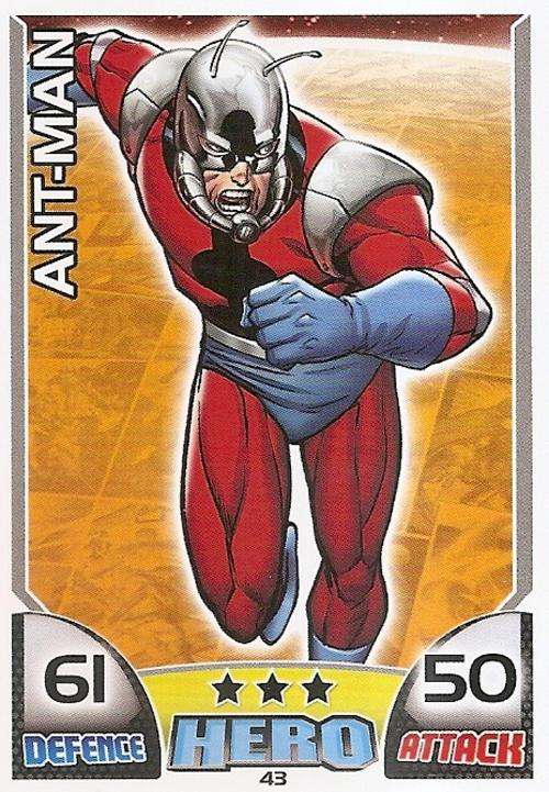HERO ATTAX 2011 - MARVEL UNIVERSE - BASE CARD 43