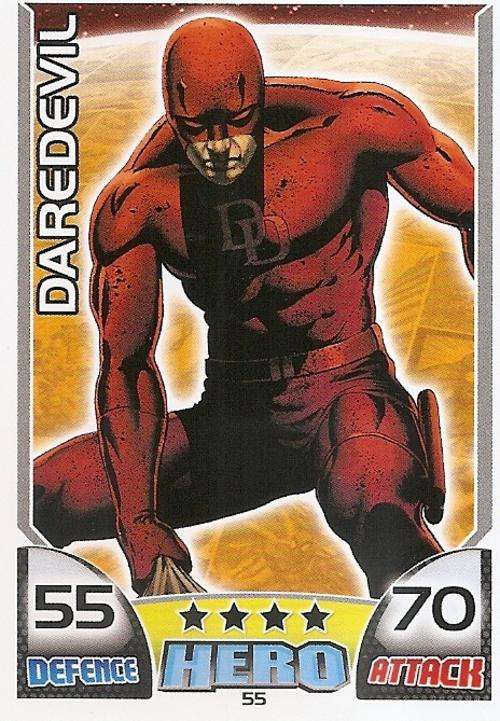 HERO ATTAX 2011 - MARVEL UNIVERSE - BASE CARD 55