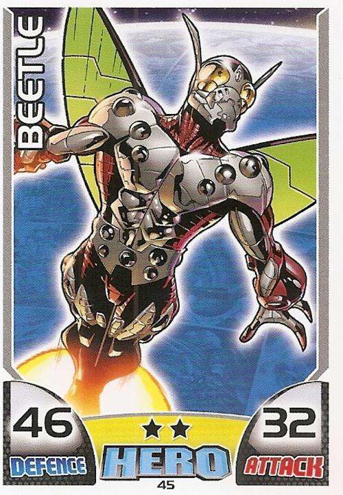 HERO ATTAX 2011 - MARVEL UNIVERSE - BASE CARD 45
