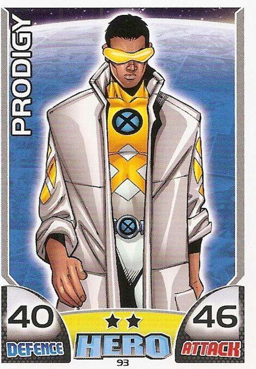 HERO ATTAX 2011 - MARVEL UNIVERSE - BASE CARD 93