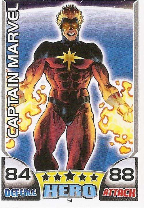 HERO ATTAX 2011 - MARVEL UNIVERSE - BASE CARD 51
