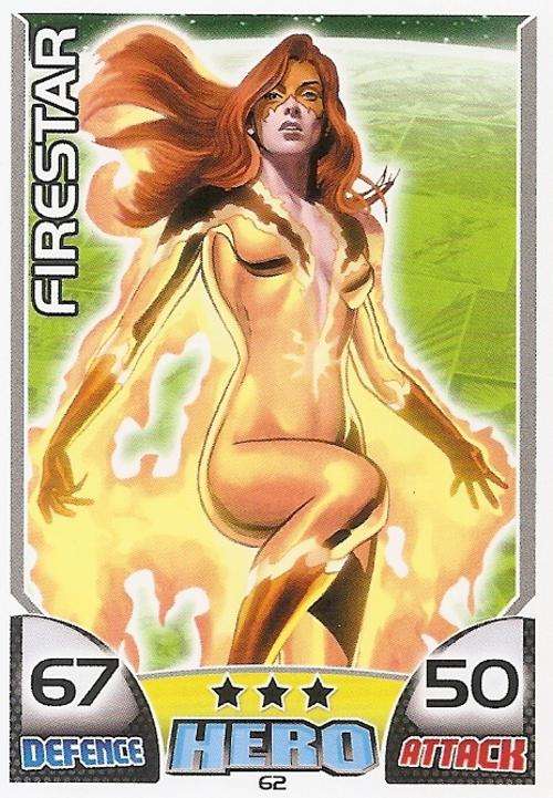 HERO ATTAX 2011 - MARVEL UNIVERSE - BASE CARD 62