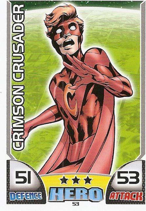HERO ATTAX 2011 - MARVEL UNIVERSE - BASE CARD 53