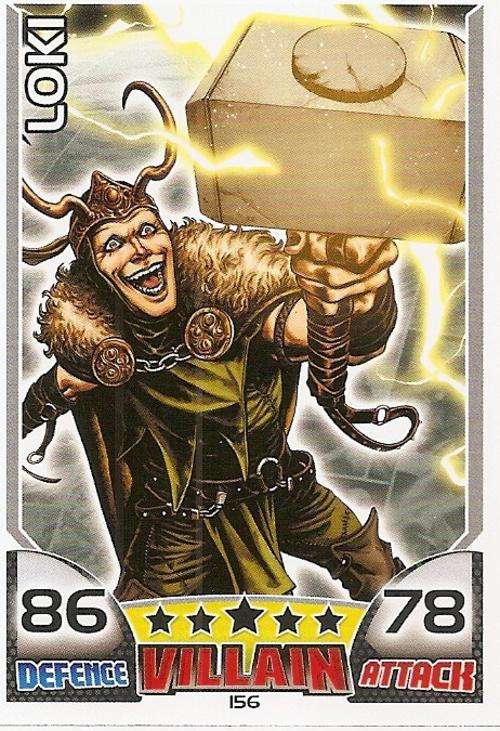 HERO ATTAX 2011 - MARVEL UNIVERSE - BASE CARD 156