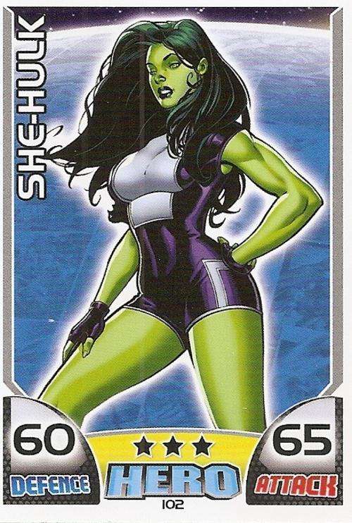 HERO ATTAX 2011 - MARVEL UNIVERSE - BASE CARD 102
