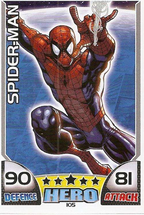 HERO ATTAX 2011 - MARVEL UNIVERSE - BASE CARD 105