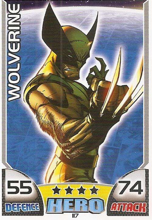 HERO ATTAX 2011 - MARVEL UNIVERSE - BASE CARD 117