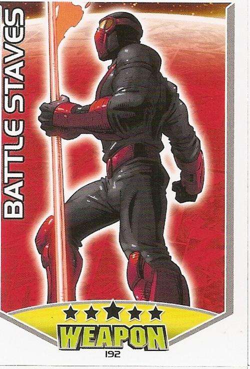 HERO ATTAX 2011 - MARVEL UNIVERSE - WEAPON CARD 192