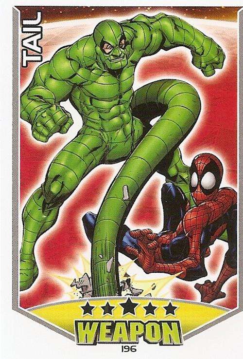HERO ATTAX 2011 - MARVEL UNIVERSE - WEAPON CARD 196