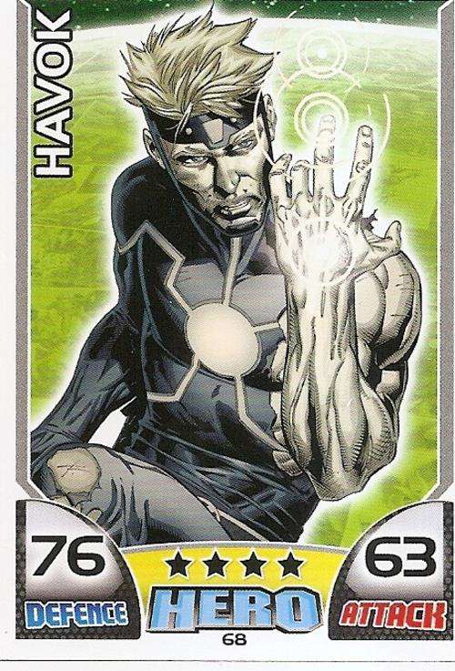 HERO ATTAX 2011 - MARVEL UNIVERSE - BASE CARD 68