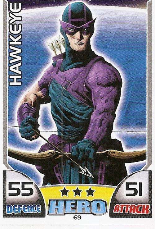 HERO ATTAX 2011 - MARVEL UNIVERSE - BASE CARD 69