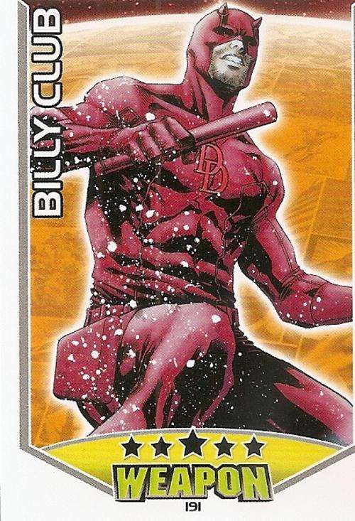 HERO ATTAX 2011 - MARVEL UNIVERSE - WEAPON CARD 191
