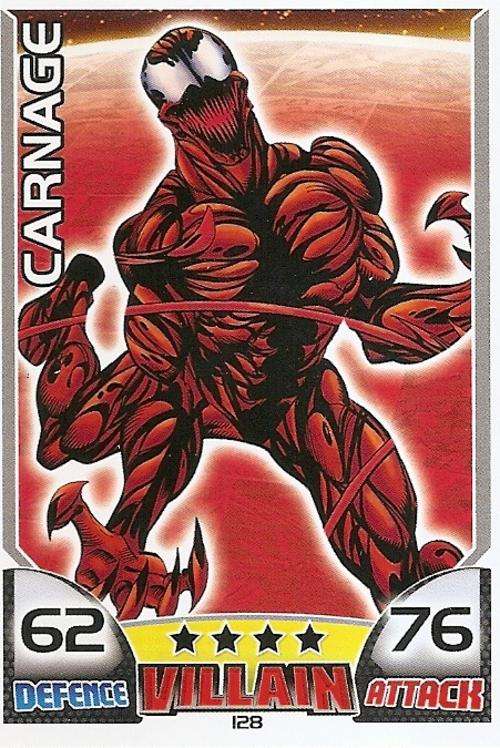 HERO ATTAX 2011 - MARVEL UNIVERSE - BASE CARD 128