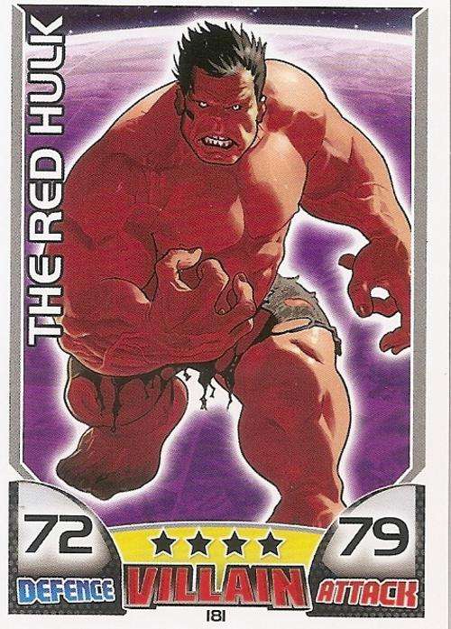 HERO ATTAX 2011 - MARVEL UNIVERSE - BASE CARD 181