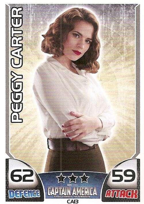 TOPPS HERO ATTAX - MARVEL UNIVERSE - CAPTAIN AMERICA "RARE" MOVIE CARD CA13