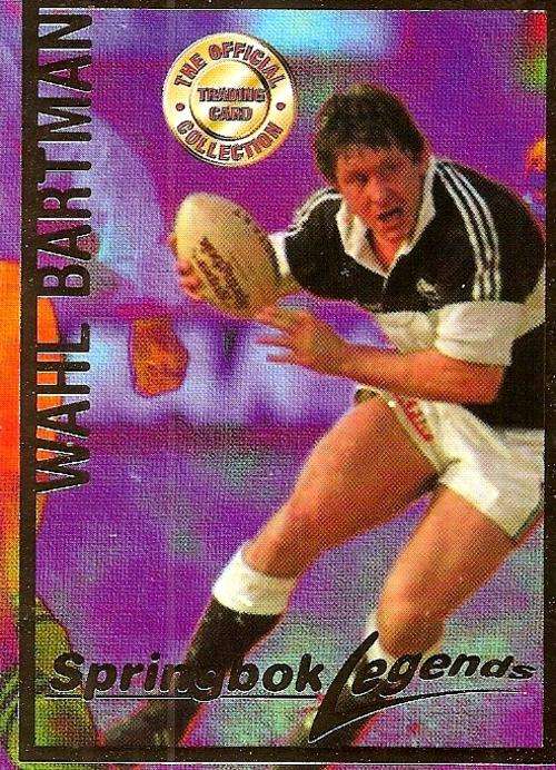 RUGBY 1997 COLLECTION by PANINI - WAHL BARTMAN "LEGEND FOIL" CARD 102