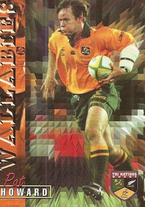 RUGBY 1997 COLLECTION by PANINI - PAT HOWARD "WALLABIES" BASE CARD 65