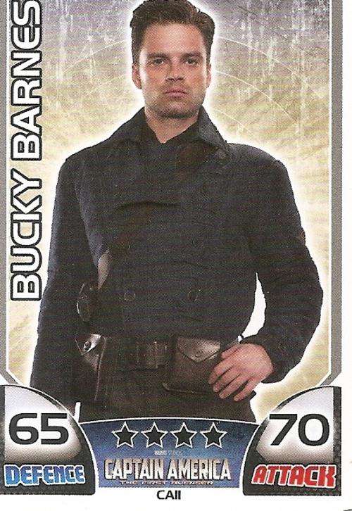 TOPPS HERO ATTAX - MARVEL UNIVERSE - CAPTAIN AMERICA "RARE" MOVIE CARD  CA11