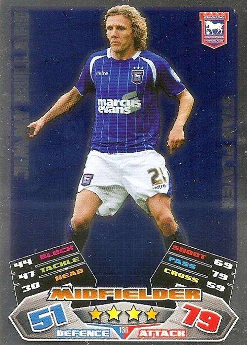 MATCH ATTAX "CHAMPIONSHIP" 2012 - JIMMY BULLARD "STAR PLAYER" CARD