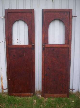 Antique cupboard doors only