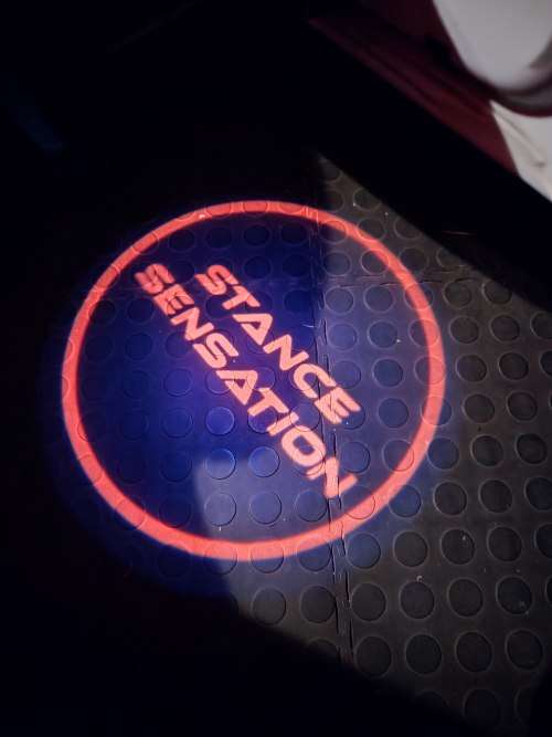 Wireless LED Car Door Projector Logo Light - STANCE SENSATION