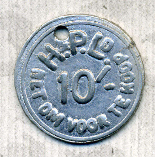 Harding and Parker H&P 10/- Token
