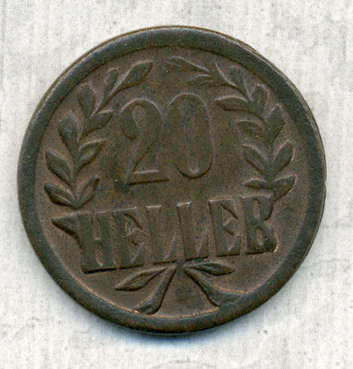 20 Heller 1916 - Deutsch Ostafrika