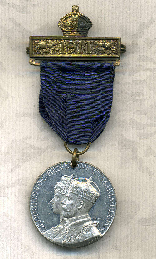 1911 Coronation Medal - Bloemfontein Issue.