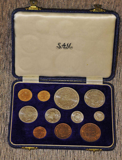 1952 Long Proof Set in original SAM case.  CRAZY  1 RAND  START !!
