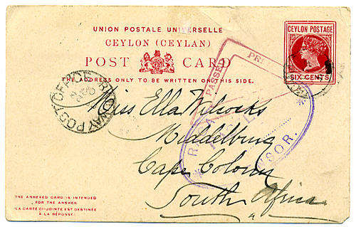 An Anglo Boer War story in Documents, Letters and postcards.