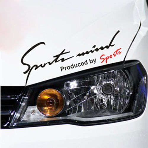 Sports Mind Car Headlight Taillight Eyebrow Decal Vinyl Sticker