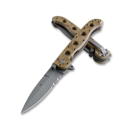 CRKT M16-13ZM Zytel Desert Camo w/Partial Triple-Point Serration