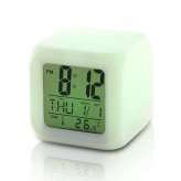 MoodiCare Clock - Color Changing Digital Alarm Clock
