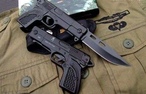 Browning Gun Style Tactical Knife