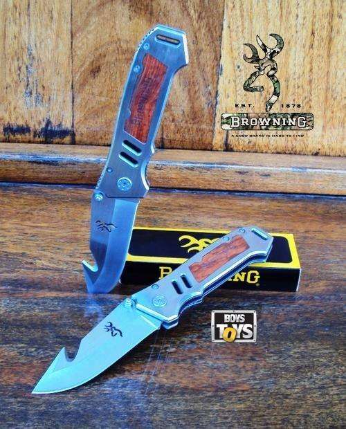 Browning Pocket Folding AT-11 Hunting Knife with Gutting Hook