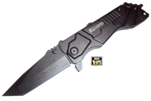 SR B478 Black Ops Flick Tonto with Puma Head Motive and Glass Breaker