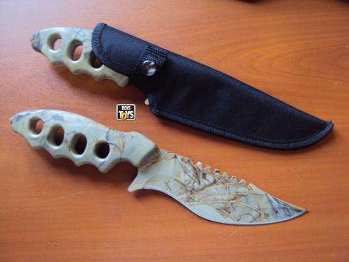 Sniper Camo Fixed Blade Hunting Knife