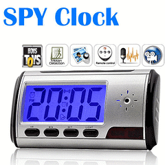 New - Remote Control & Motion Detection Spy Camera Digital Hidden Pinhole Clock DV Recorder