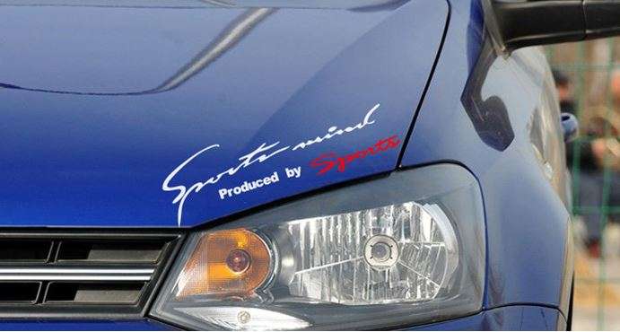 Sports Mind Car Headlight Taillight Eyebrow Decal Vinyl Sticker