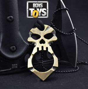 Self Defense Skull Knuckle Tactical Key Ring Pendant ***HOT ITEM***