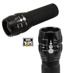 3W LED 200 Lumen Zoomable Torch Flashlight